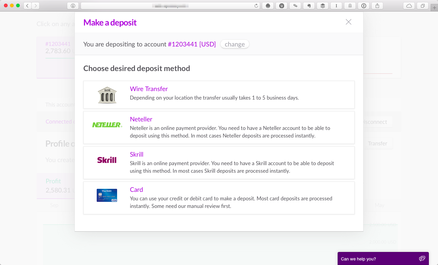Fast automatic deposits