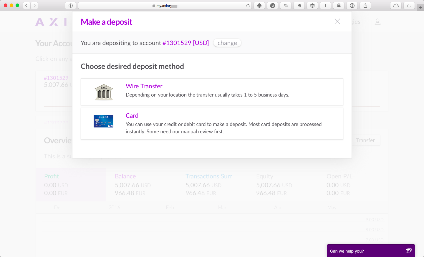 Make instant deposits